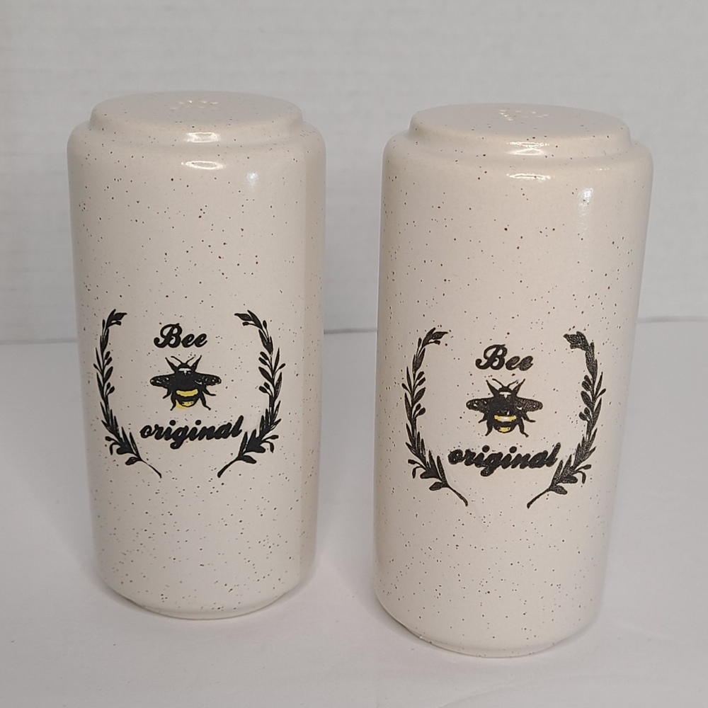 The Speckled Bee Salt & Pepper Shakers